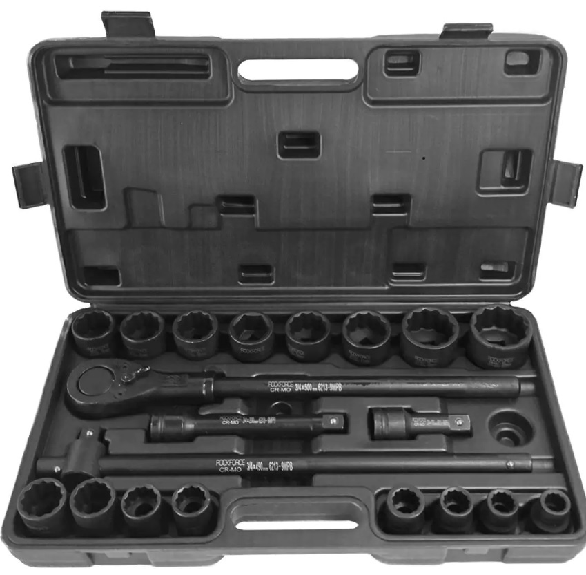 SCHLAGSTECKSCHLÜSSELSET 3/4" (21 STK.)