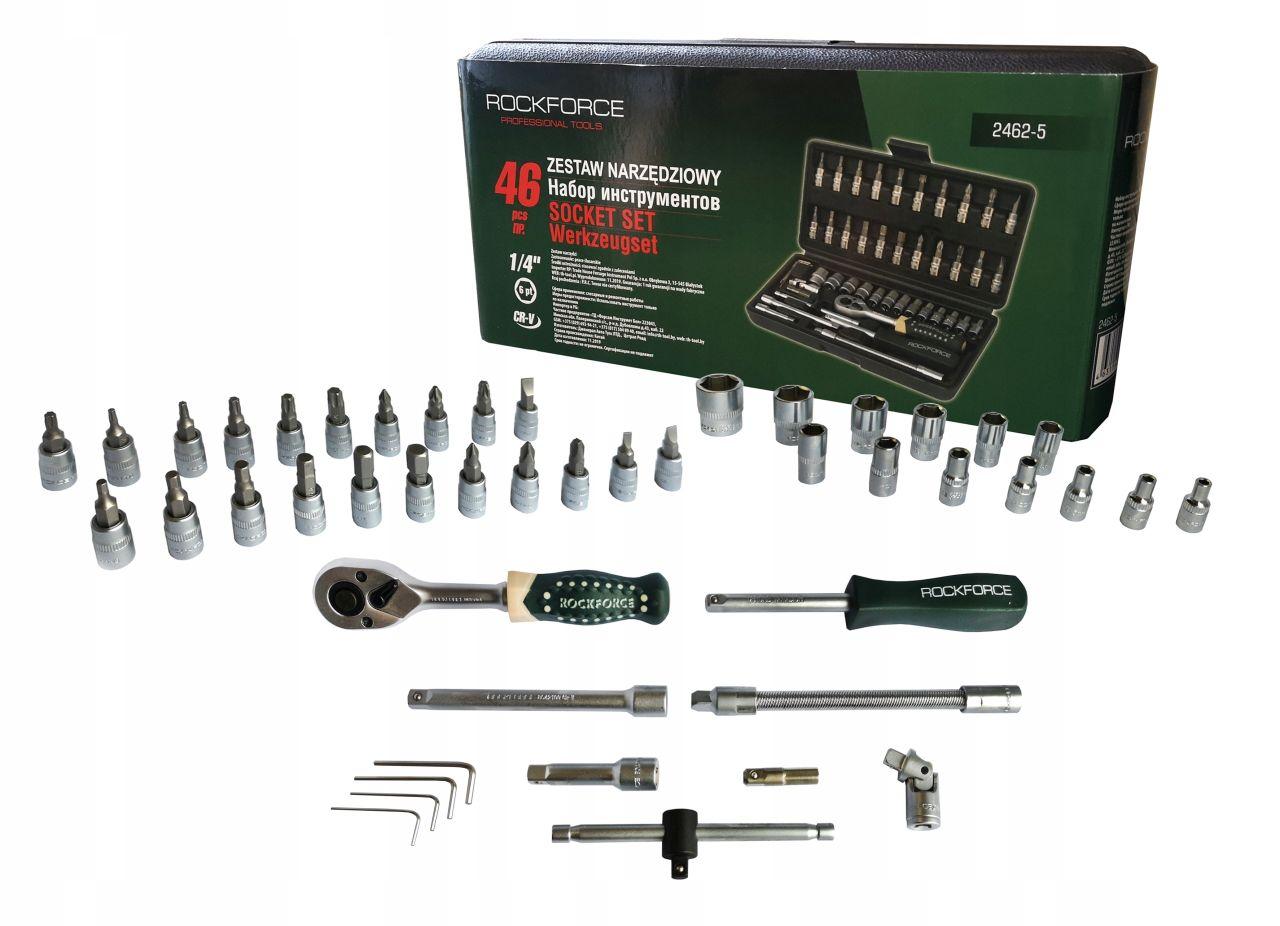 STECKSCHLÜSSELSET 1/4" 46 STK.